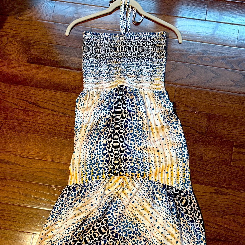 Hale Bob Multicolor Leopard Print Dress